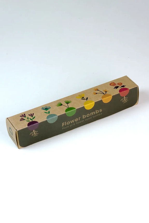 Σετ για την καλλιέργεια λουλουδιών RESETEA Flower Bombs 19,5 x 3,3 x 3,3 cm πολύχρωμο Erst388