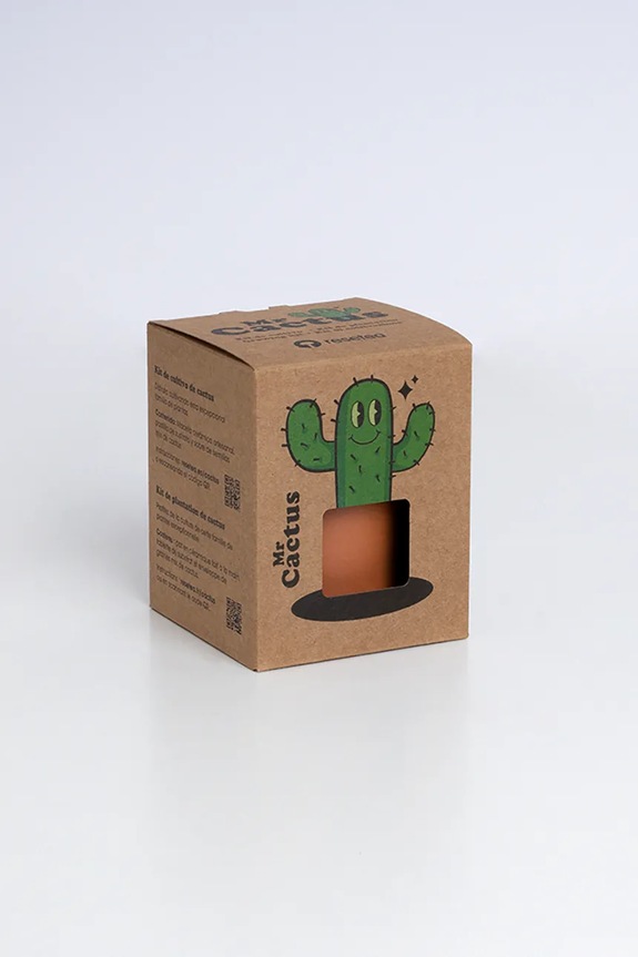 Набор для выращивания растений RESETEA Mr Cactus 8,5 x 10,7 x 8,5 cm мультиколор Rst422