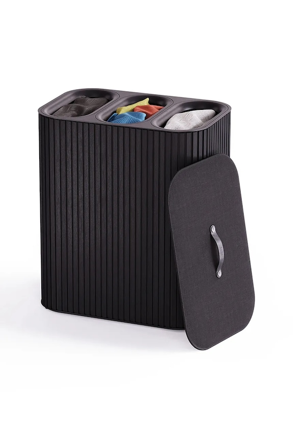 Καλάθι άπλυτων Joseph Joseph Tota Trio Luxe 90 L μαύρο 5000007