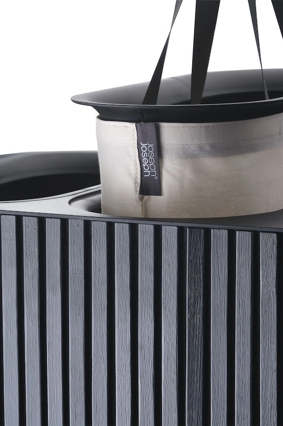 Μπάνιο Καλάθι άπλυτων Joseph Joseph Tota Trio Luxe 90 L 5000007 μαύρο