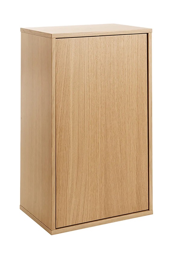 ReCollector coș de rufe montat pe perete Laundry Box 30 x 43 x 70 cm bej 100107Oak