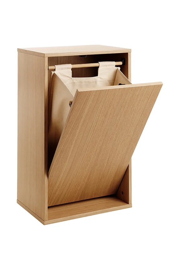 ReCollector coș de rufe montat pe perete Laundry Box 30 x 43 x 70 cm 100107Oak bej AA00