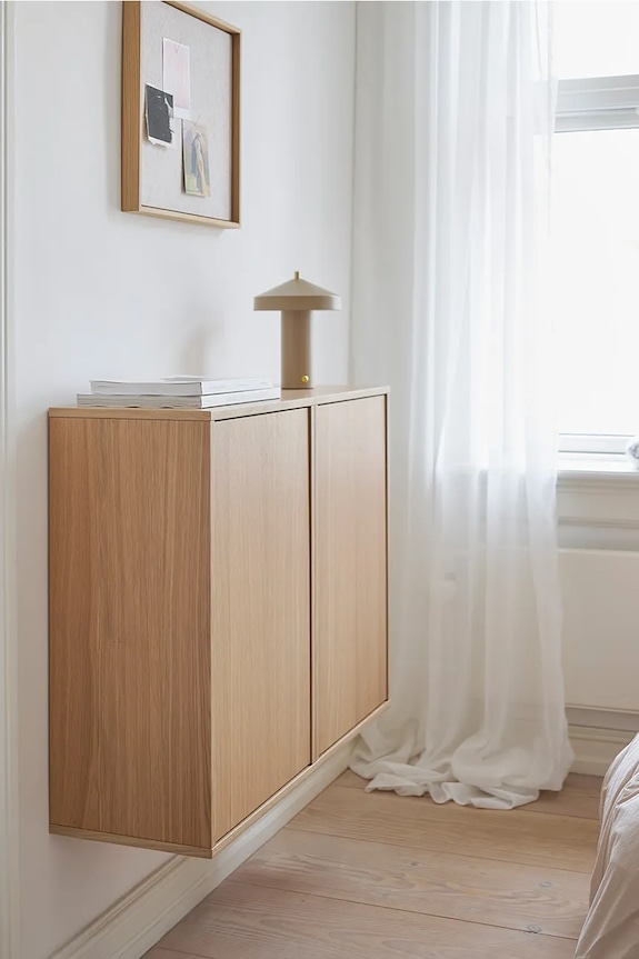 Baie ReCollector coș de rufe montat pe perete Laundry Box 30 x 43 x 70 cm 100107Oak bej