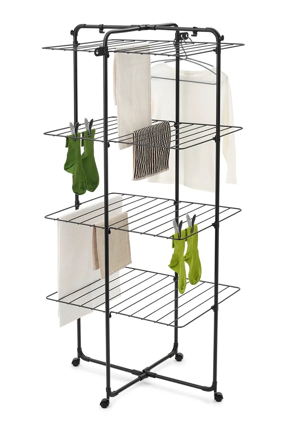 Απλώστρα ρούχων Brabantia HangOn Tower 30 m 319303 μαύρο AA00