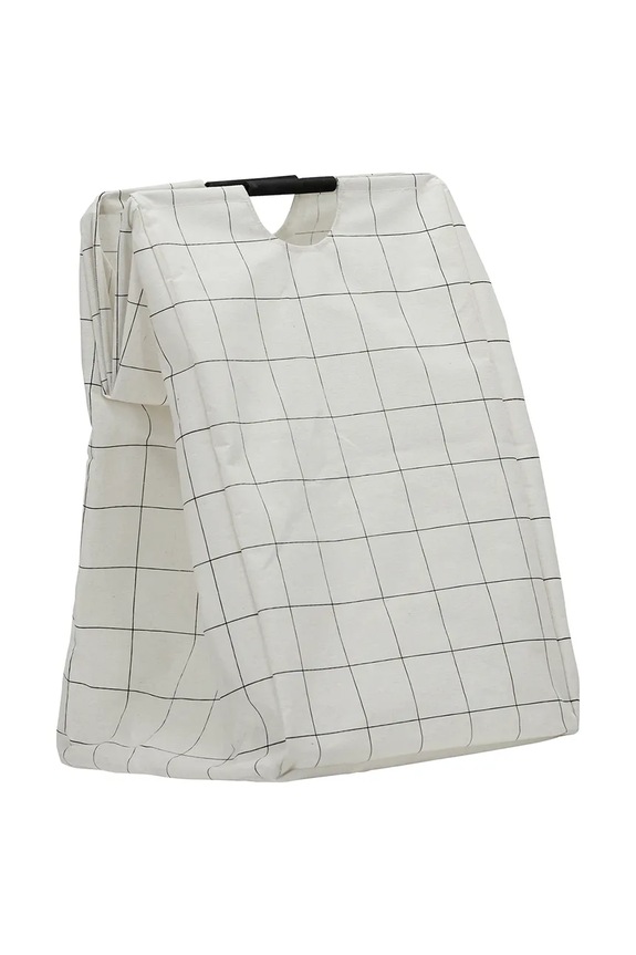 House Doctor kosz na pranie HDSquares 40 x 40 x 60 cm 900000916 biały AA00