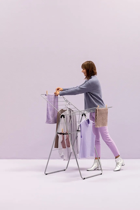 Brabantia suszarka do prania ze stali nierdzewnej 15 m 403361 srebrny