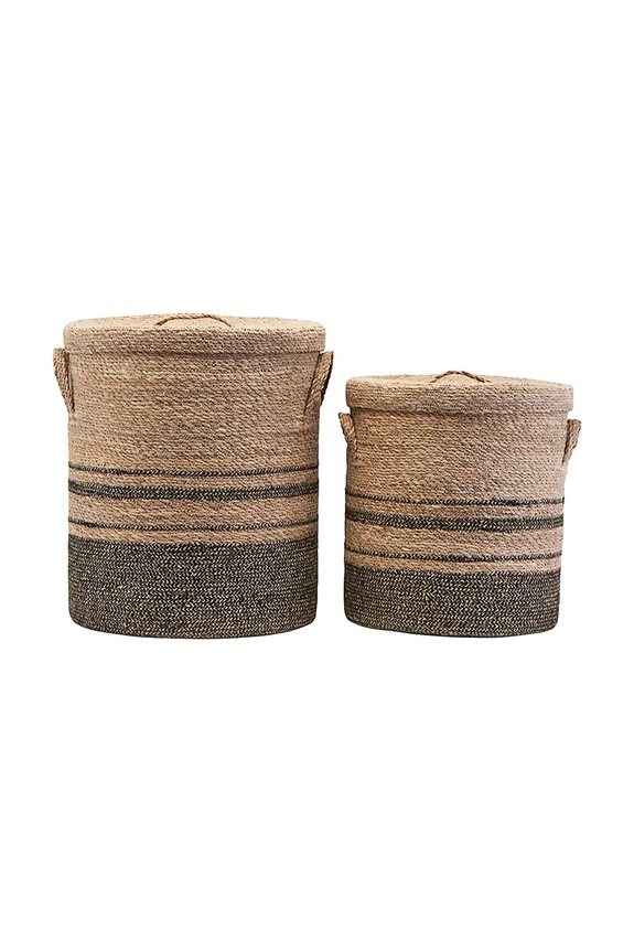 House Doctor zestaw koszy na pranie beżowy 212470107