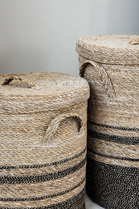 Łazienka House Doctor zestaw koszy na pranie 212470107 beżowy