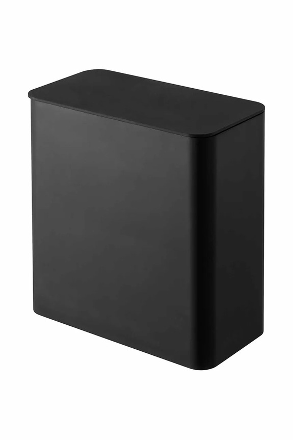 Yamazaki nádoba na skladovanie z plastu 17 x 9,5 x 17 cm čierna 4267.