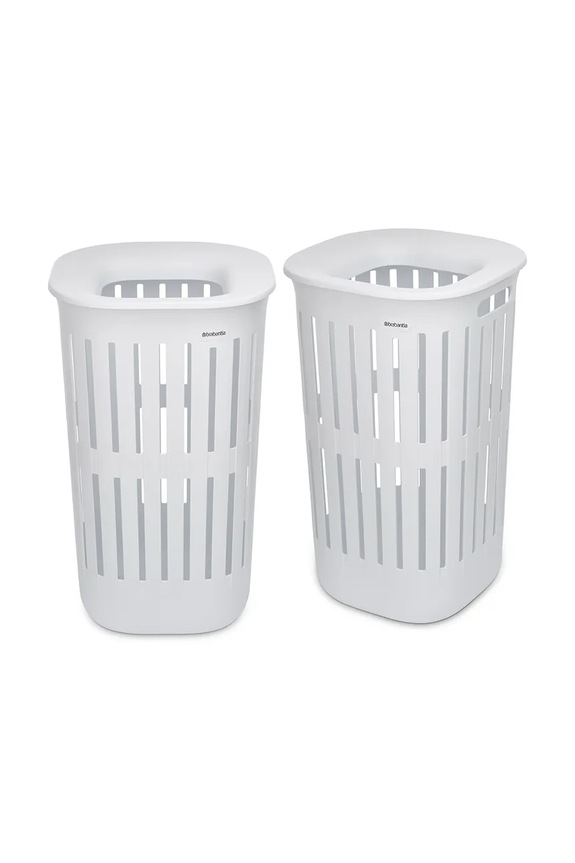 Brabantia sada nádob na bielizeň z plastu 55 l biela 247880