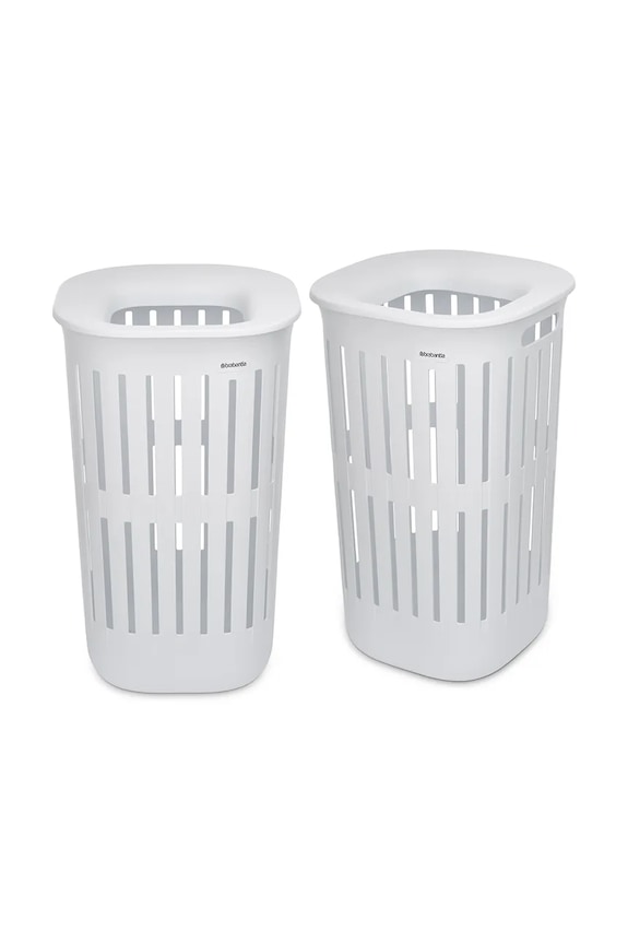 Brabantia sada nádob na bielizeň z plastu 55 l biela 247880