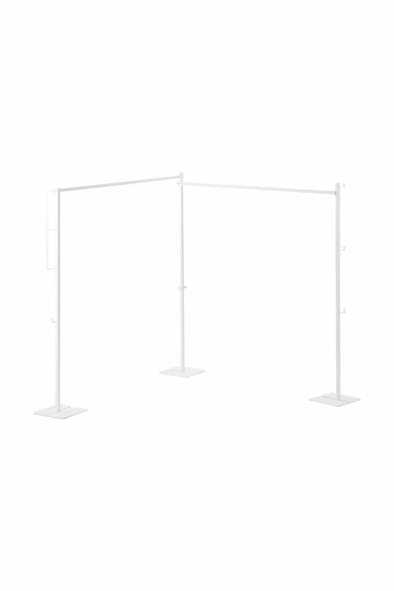 Yamazaki suszarka na pranie ze stali 278,6 x 25 x 142 cm biały 10266