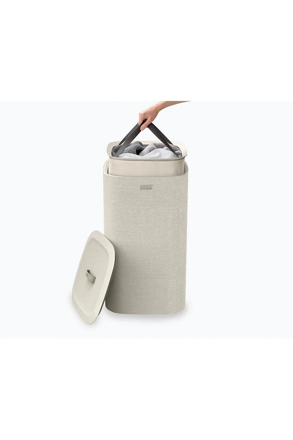Μπάνιο Joseph Joseph κάδος για τα άπλυτα από πλαστικό 60 l 5000004 μπεζ