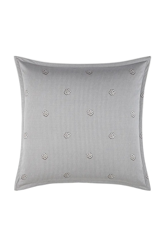 Bavlnená obliečka na vankúš BOSS DOUBLEB 65 x 65 cm sivá 1049554