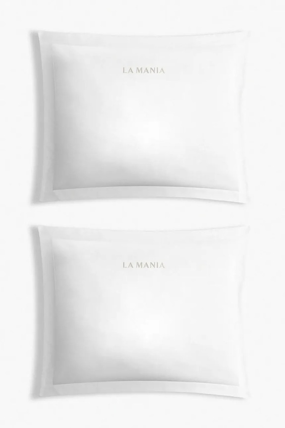 Bombažna prevleka za blazino La Mania Puro 50 x 60 cm 2-pack bela 5905549435908