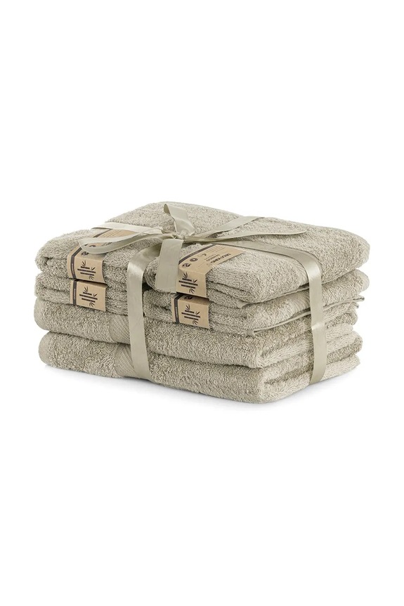 Σετ πετσέτες home & lifestyle od 50 do 140 cm 6-pack 5905364639574 μπεζ AA00