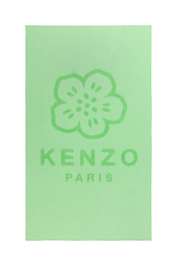 Βαμβακερή πετσέτα θαλάσσης Kenzo KHANKO Pistachio 90 x 160 cm πράσινο 1046231