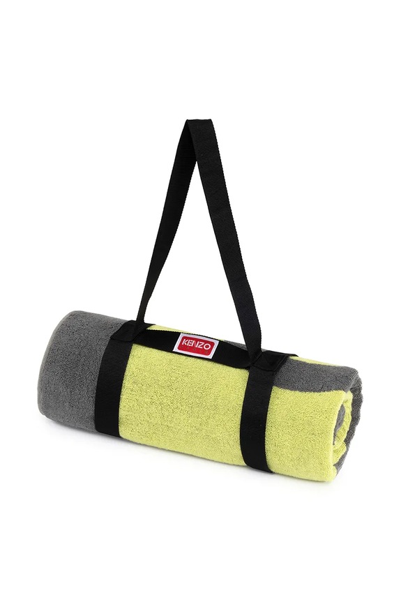 Doplnky Bavlnený plážový uterák Kenzo KLABEL Absynthe 90 x 160 cm 1046294 viacfarebná