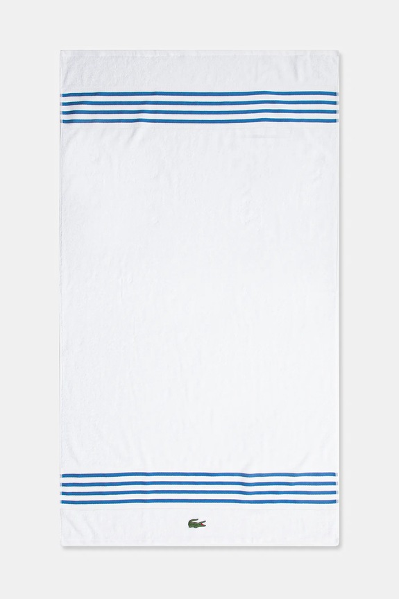 Lacoste prosop mare de bumbac LCOURTLI Aerien 90 x 150 cm alb 1047570