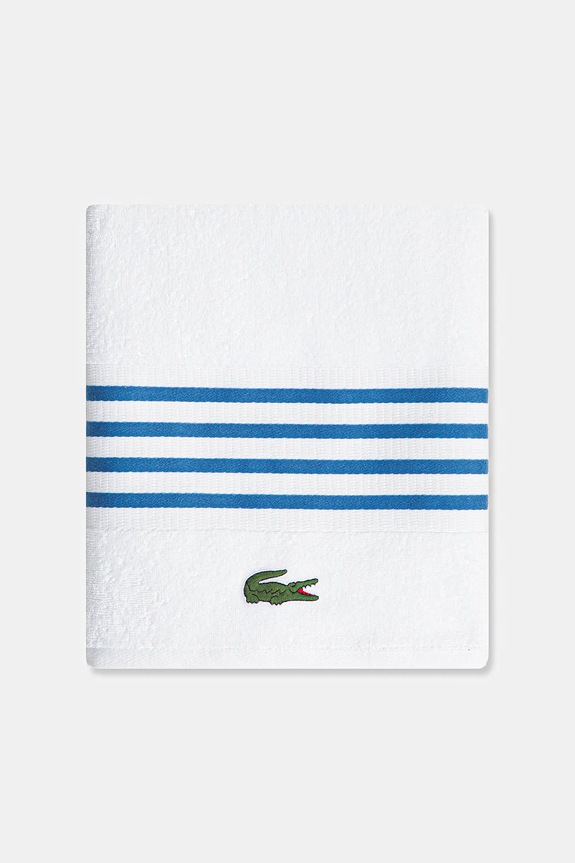 Lacoste prosop mare de bumbac LCOURTLI Aerien 90 x 150 cm 1047570 alb AA00