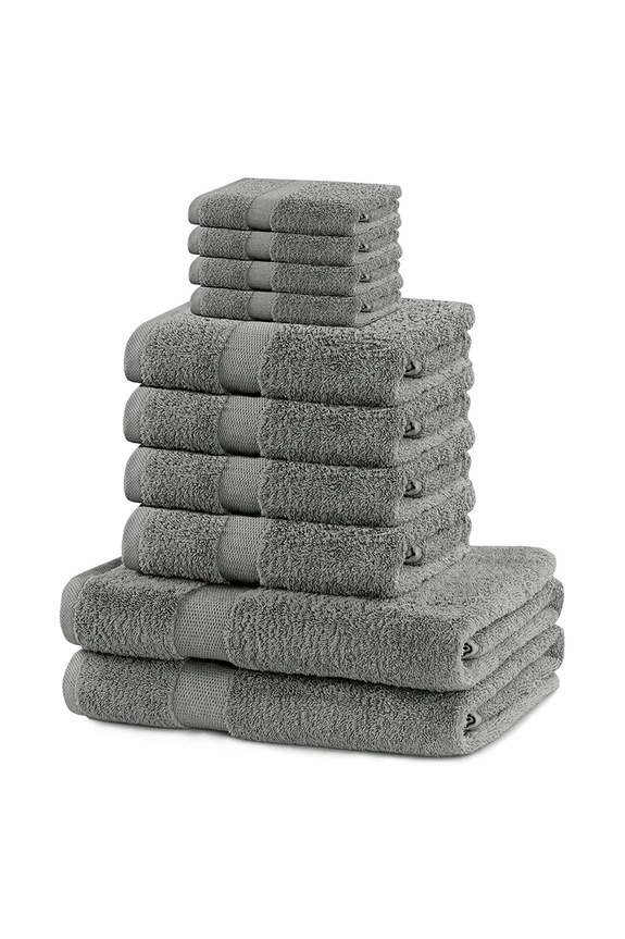 set de prosoape 10-pack gri 5902633957223
