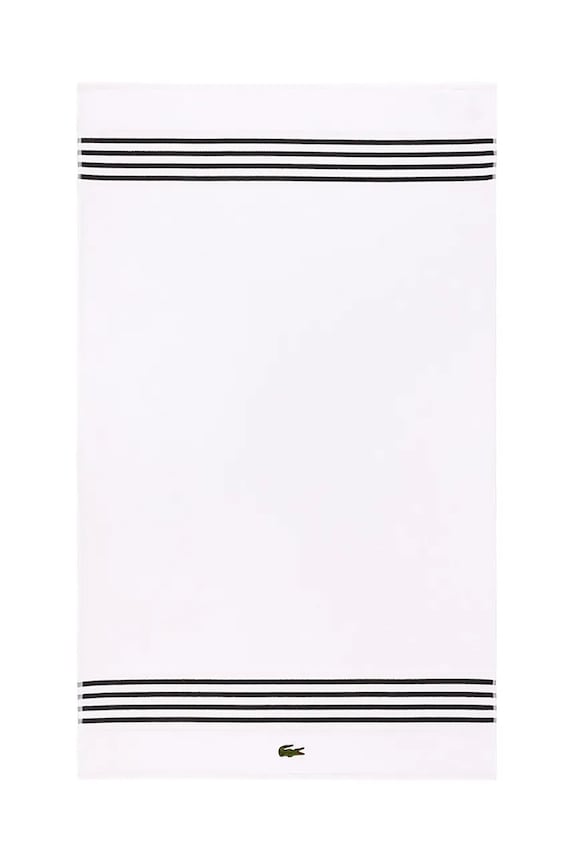 Lacoste prosop mediu din bumbac LCOURTLI Bitume 90 x 150 cm gri 1044334