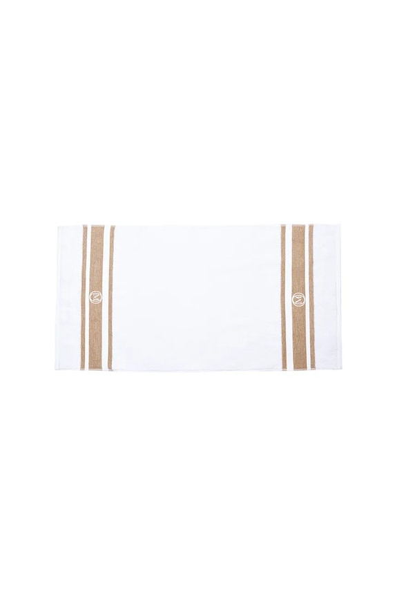 Officine Monogram prosop mic de bumbac Monogram Linea 50 x 100 cm bej MLHAND03
