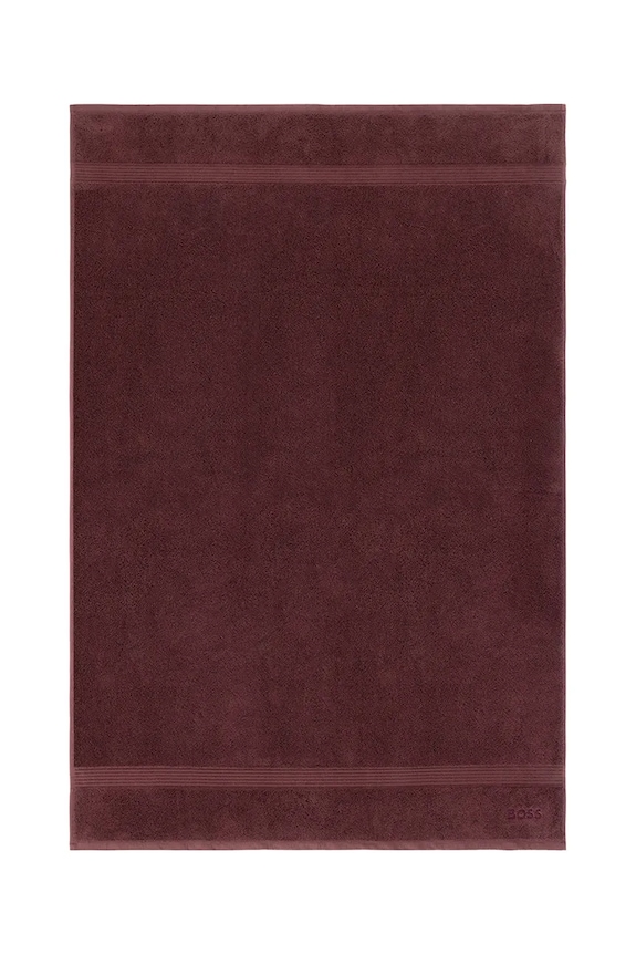 BOSS duży ręcznik bawełniany LOFT Brownie 100 x 150 cm bordowy 1058376