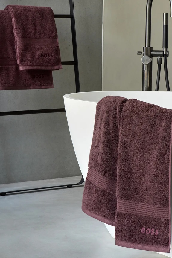Kúpeľňa Bavlnený uterák BOSS LOFT Brownie 70 x 140 cm 1058375 burgundské