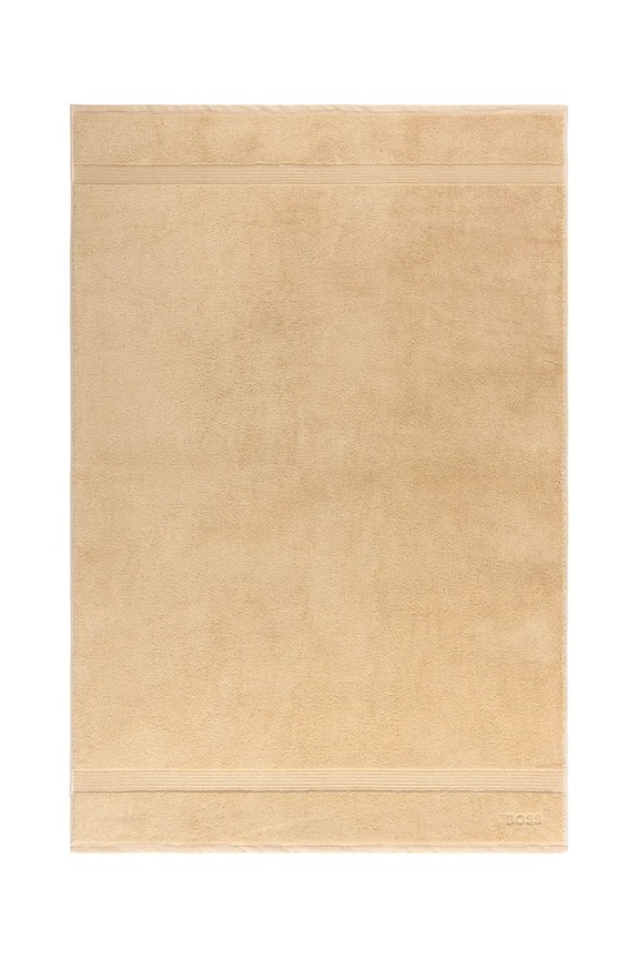 BOSS duży ręcznik bawełniany LOFT Shell 100 x 150 cm beżowy 1058383