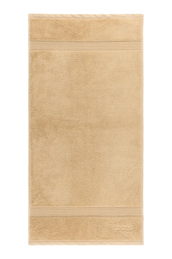 BOSS prosop mic de bumbac LOFT Shell 50 x 100 cm bej 1058381