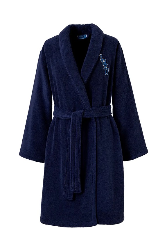 Kenzo halat de baie din bumbac KVTIGER Marine L bleumarin 1038791
