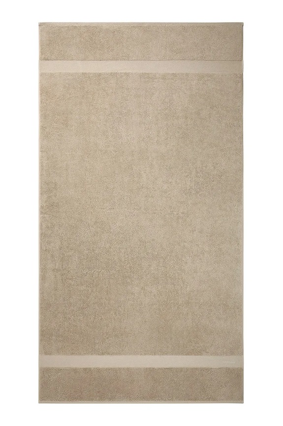 Μεγάλη βαμβακερή πετσέτα Ralph Lauren AVENUE Linen 100 x 183 cm μπεζ 29436