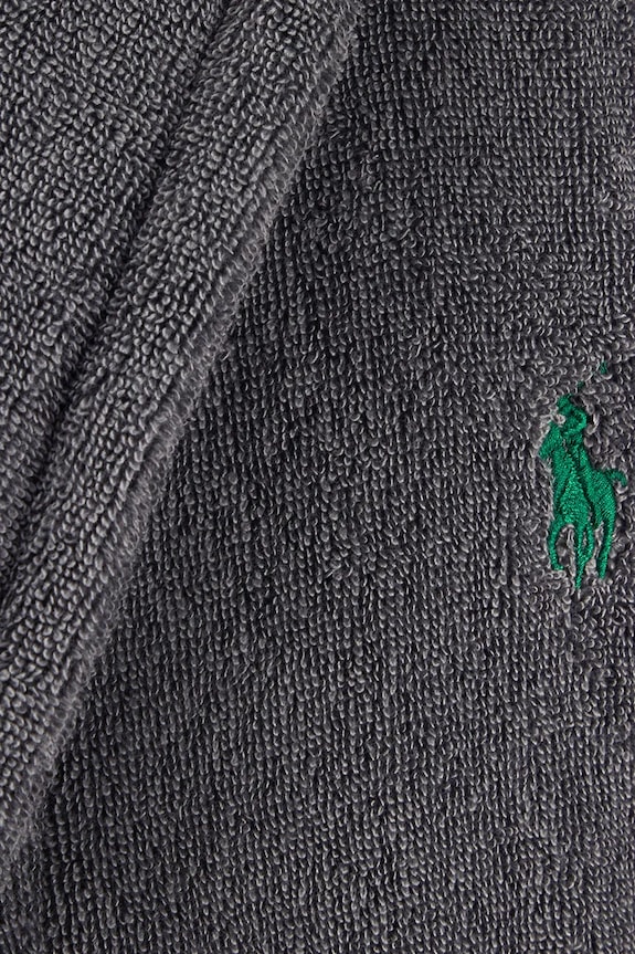 Bavlnený župan Ralph Lauren POLOPLAY Barclay XL 1042845 sivá