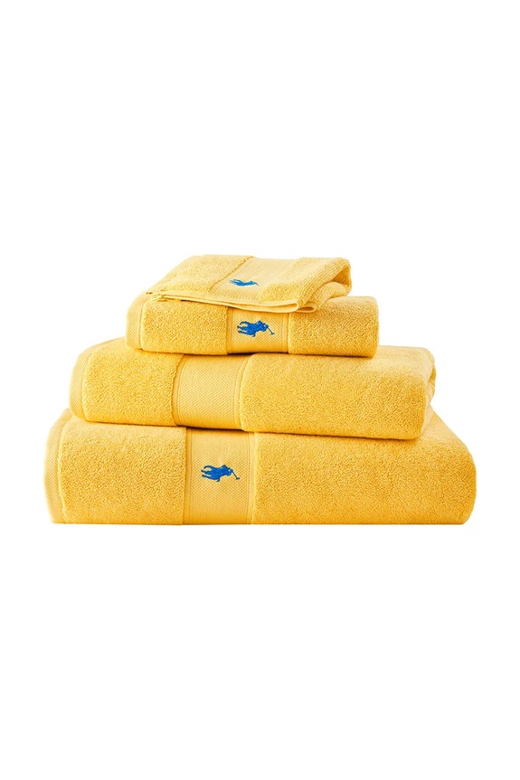 Ralph Lauren duży ręcznik bawełniany POLOPLAY YellowF 90 x 160 cm 1042977 żółty AA00