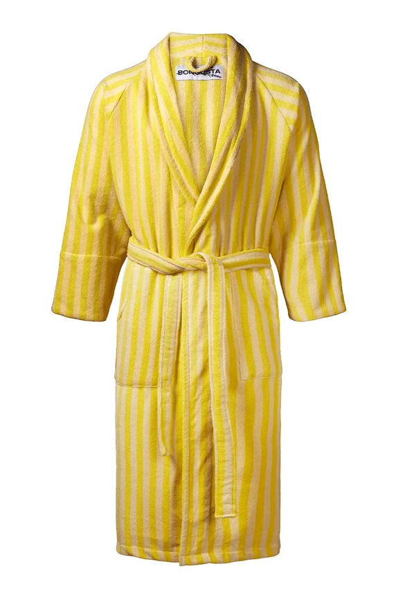 Βαμβακερό μπουρνούζι Bongusta Naram S/M κίτρινο BON45.002