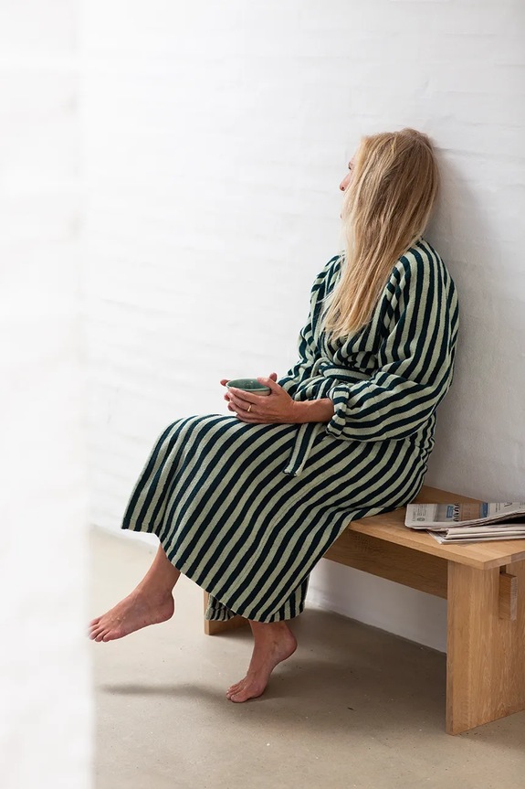 Хлопковый халат Bongusta Naram S/M BON44.002 фиолетовой