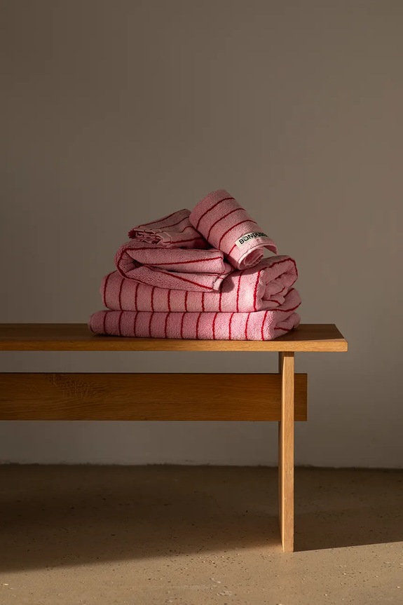 Fürdőszoba Bongusta nagy méretű pamut törölköző Naram 100 x 150 cm BON32.001 rózsaszín