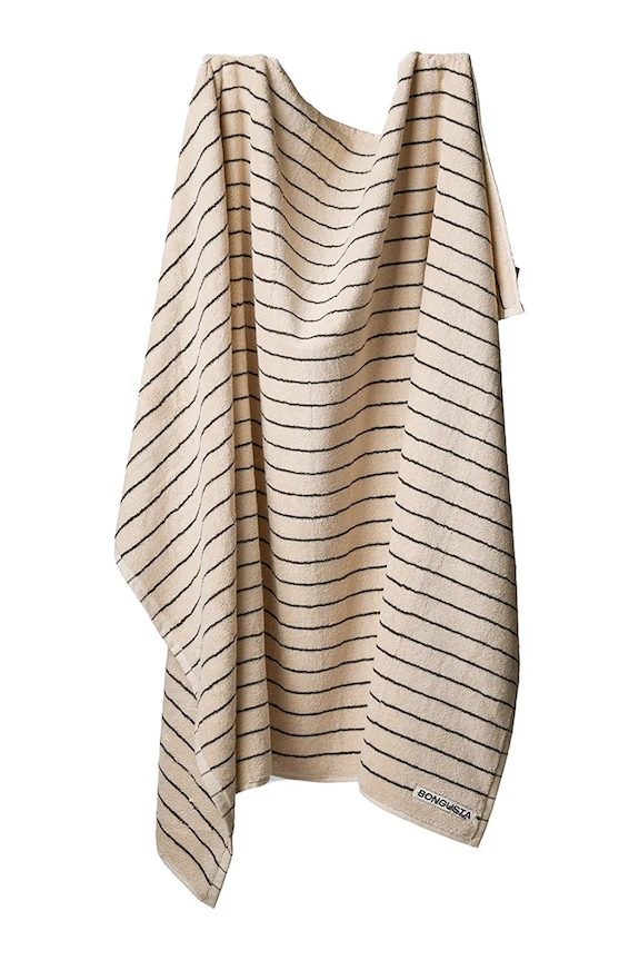 Μεγάλη βαμβακερή πετσέτα Bongusta Naram 100 x 150 cm μπεζ BON32.003