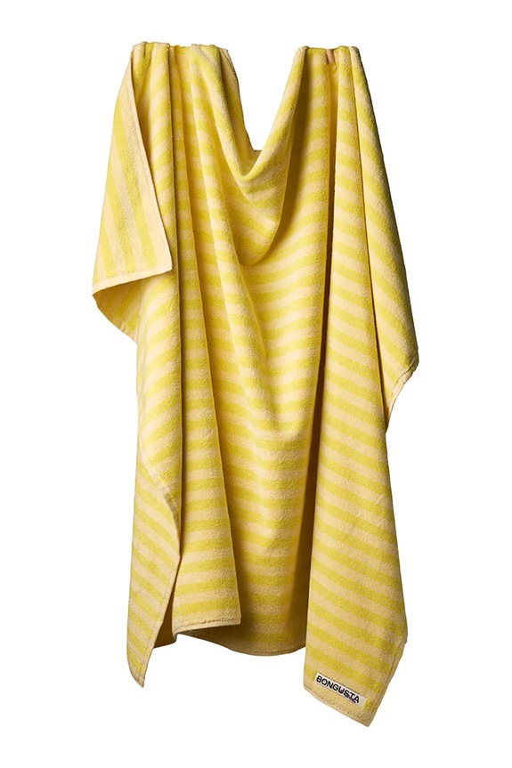 Veľký bavlnený uterák Bongusta Naram 100 x 150 cm žltá BON32.005