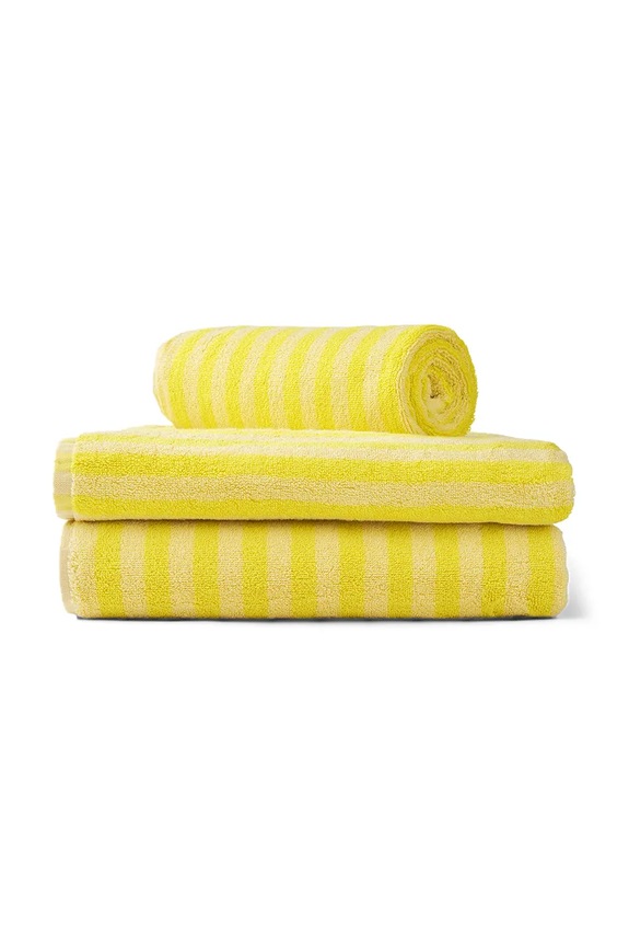 Veľký bavlnený uterák Bongusta Naram 100 x 150 cm BON32.005 žltá AA00