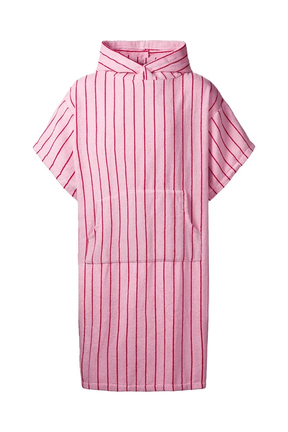 Bongusta poncho de baie din bumbac Naram L/XL roz BON56.001