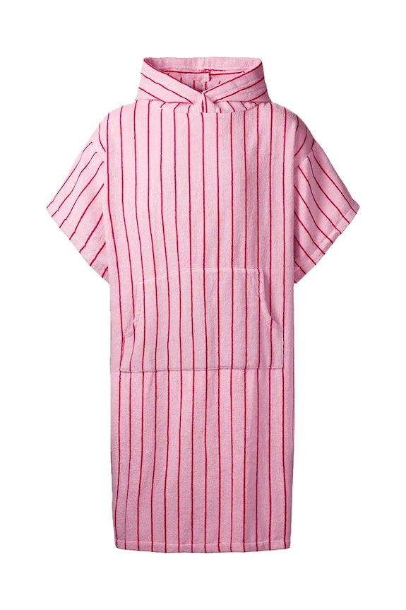 Bongusta poncho de baie din bumbac Naram L/XL roz BON56.001