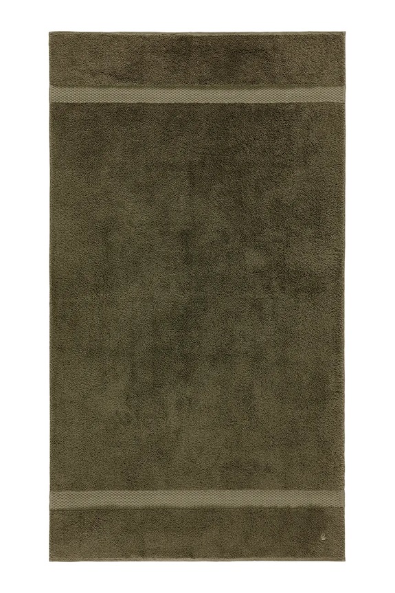 Μεγάλη πετσέτα από βαμβάκι Yves Delorme ETOILE Kaki 92 x 160 cm πράσινο 1068517