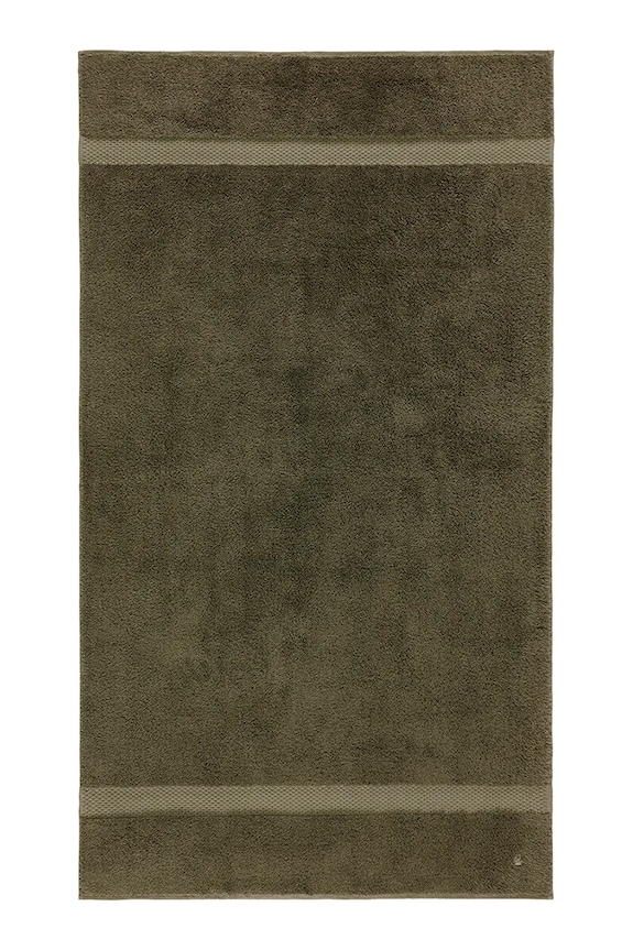 Μεγάλη πετσέτα από βαμβάκι Yves Delorme ETOILE Kaki 92 x 160 cm πράσινο 1068517