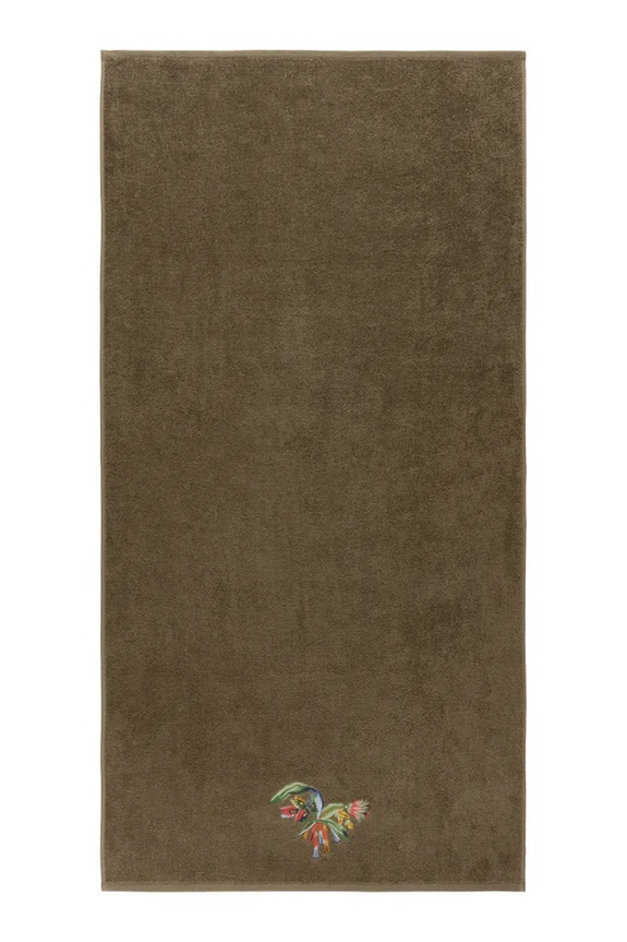 Βαμβακερό μαξιλάρι Yves Delorme EZE 70 x 140 cm πράσινο 1063063