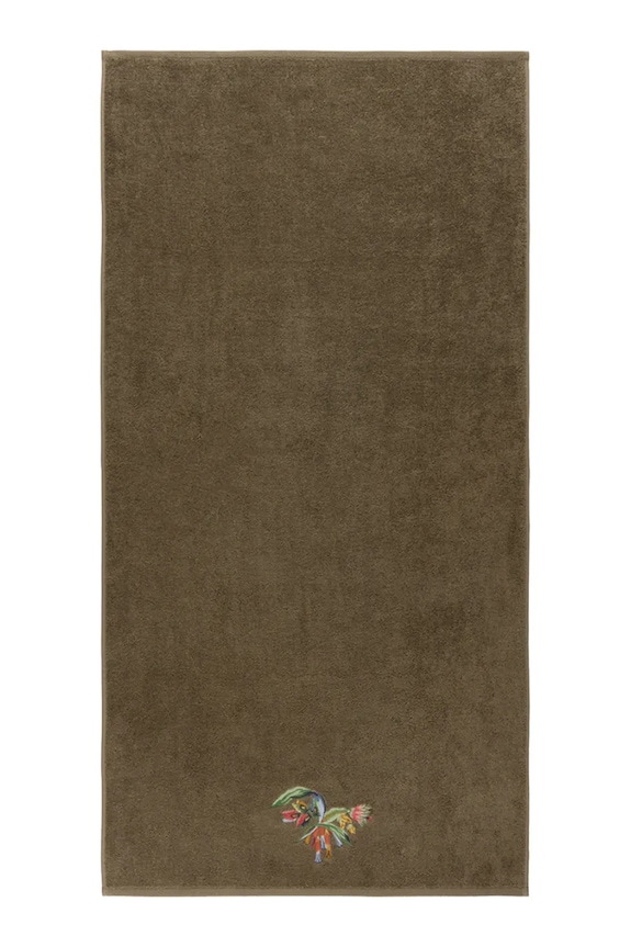 Βαμβακερό μαξιλάρι Yves Delorme EZE 70 x 140 cm πράσινο 1063063