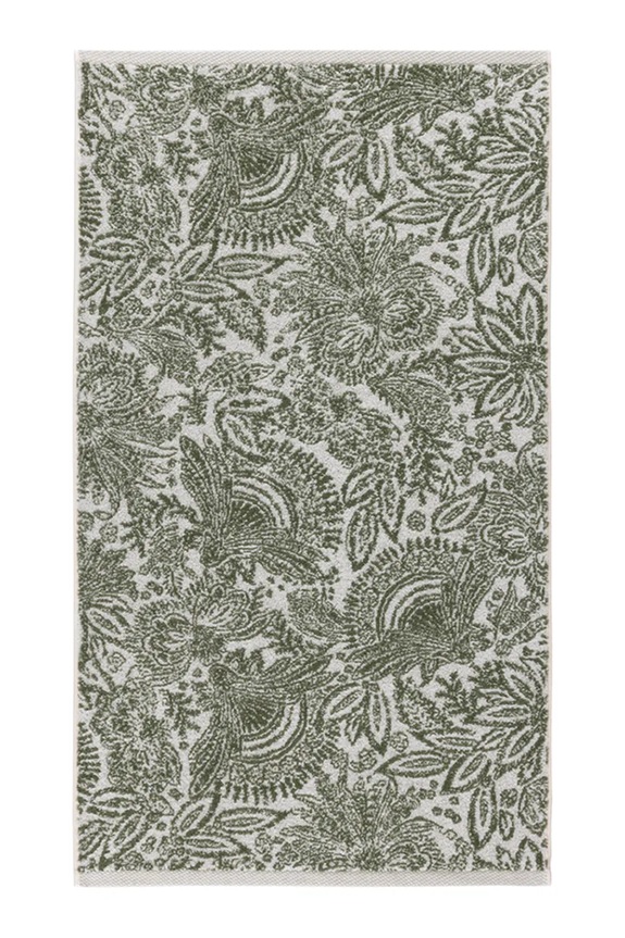Μικρή πετσέτα από βαμβάκι Yves Delorme PATIO 55 x 100 cm πράσινο 1063020