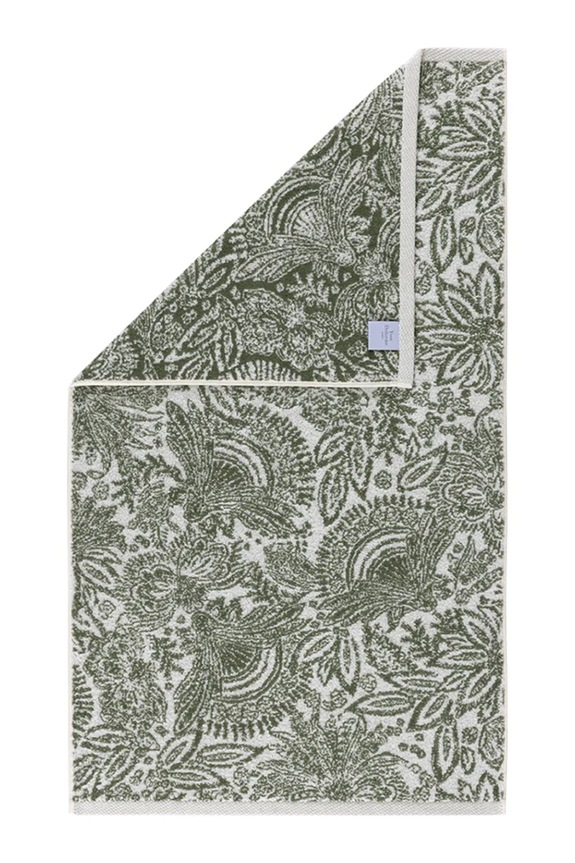 Μικρή πετσέτα από βαμβάκι Yves Delorme PATIO 55 x 100 cm 1063020 πράσινο AA00