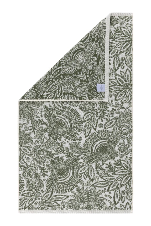 Μικρή πετσέτα από βαμβάκι Yves Delorme PATIO 55 x 100 cm 1063020 πράσινο AA00